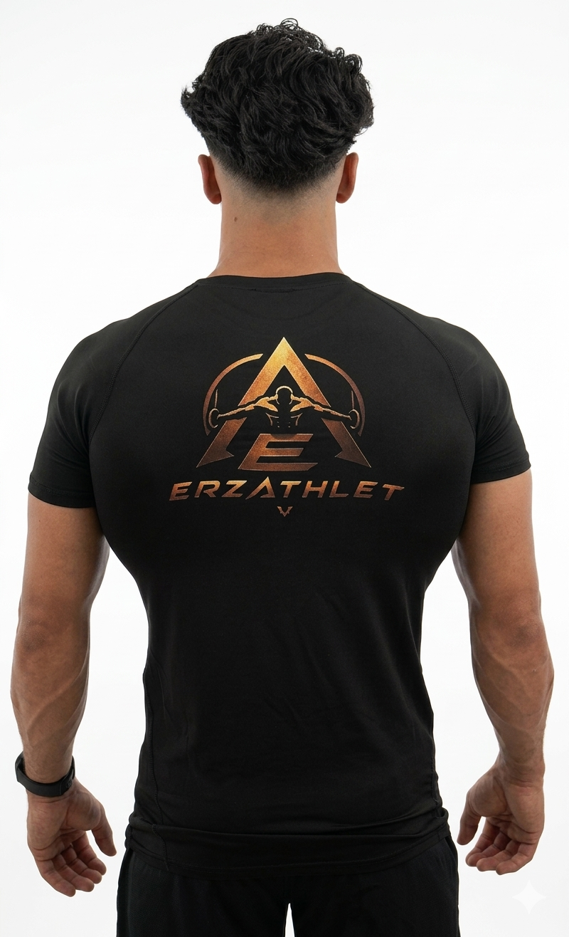FORGED Compression Tee - Black / Gold