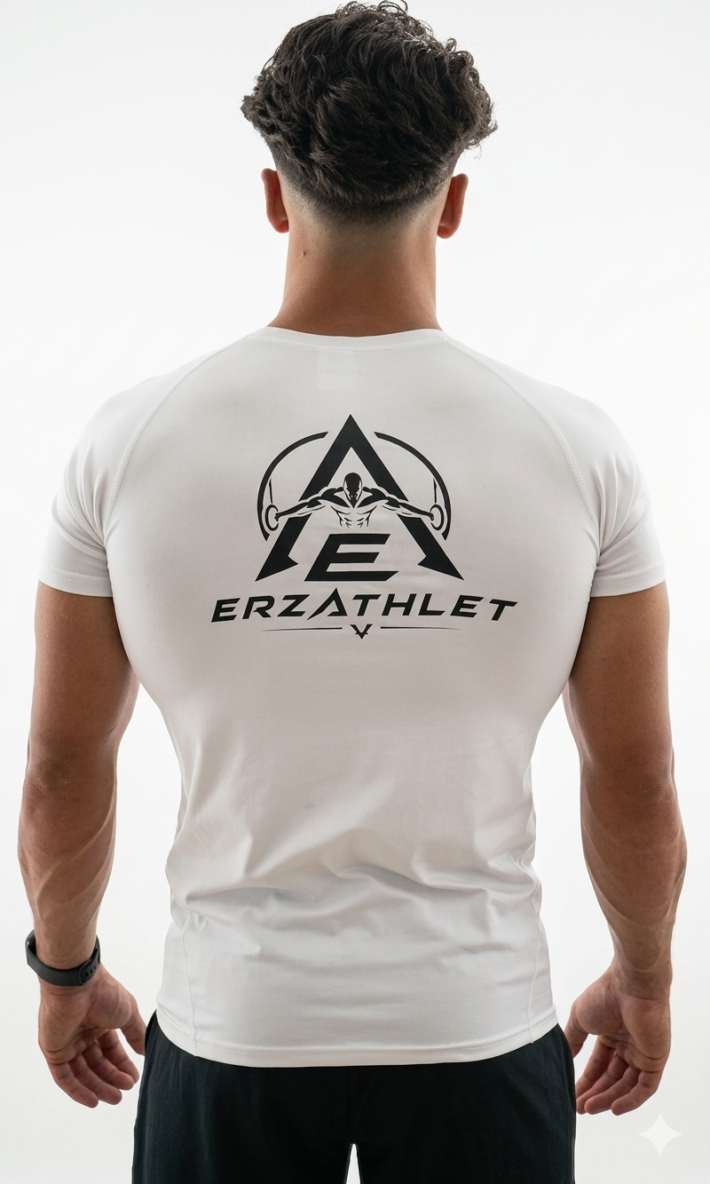 FORGED Compression Tee - White / Black