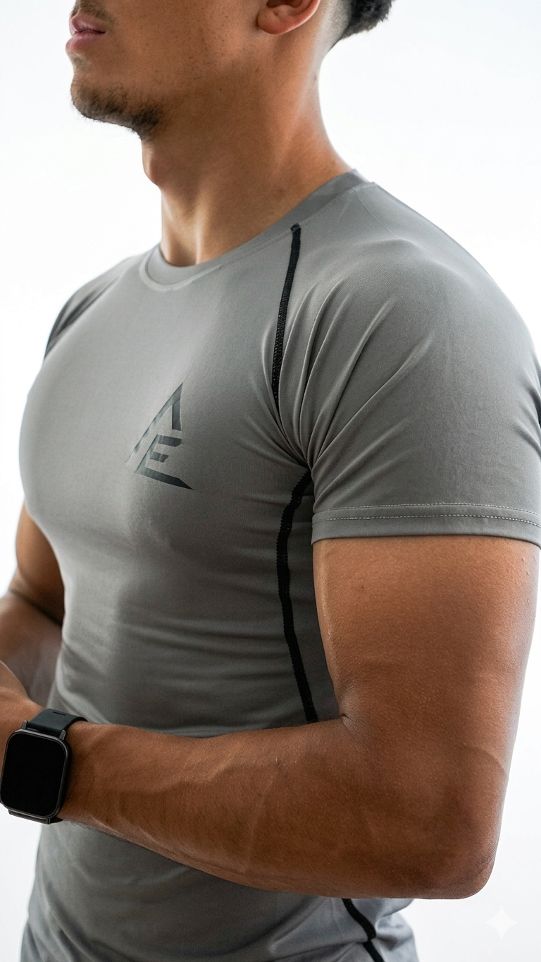 FORGED Compression Tee - Grey / Black