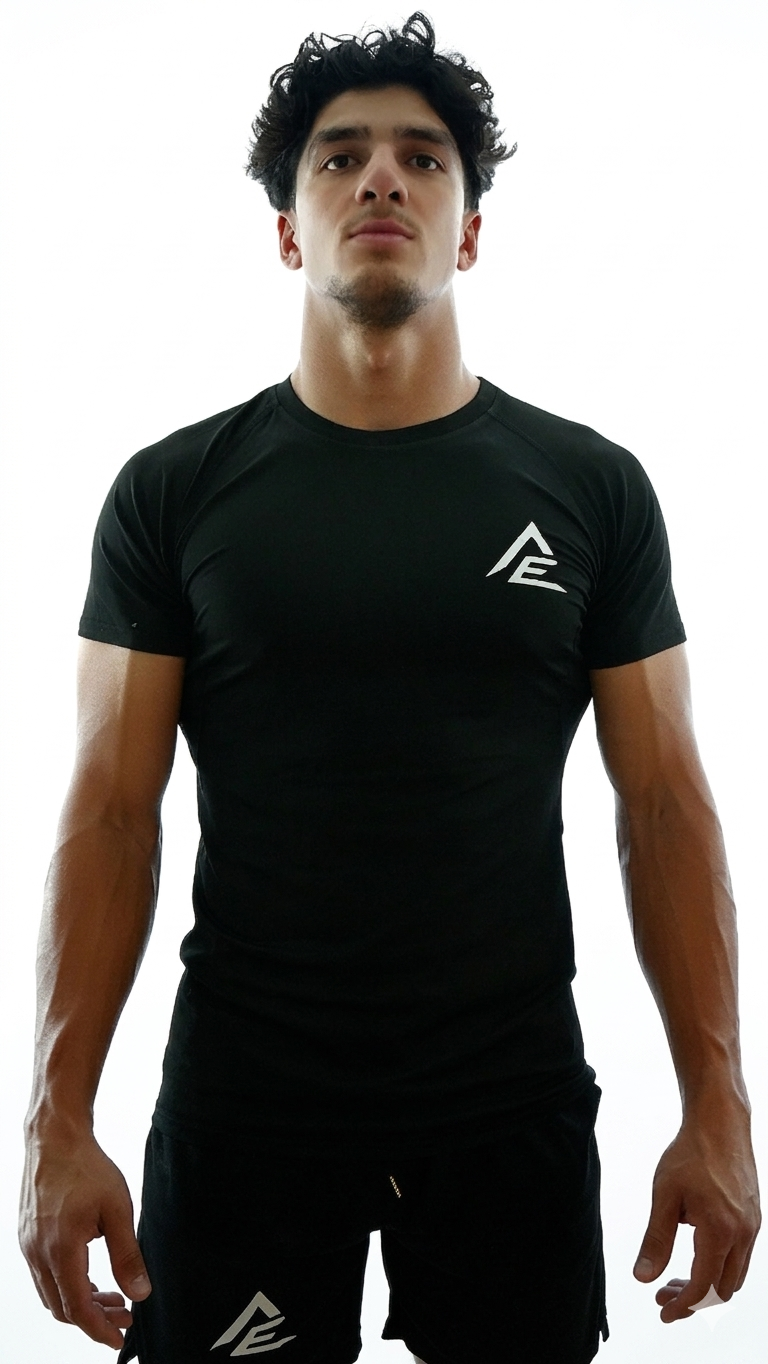 FORGED Compression Tee - Black / White