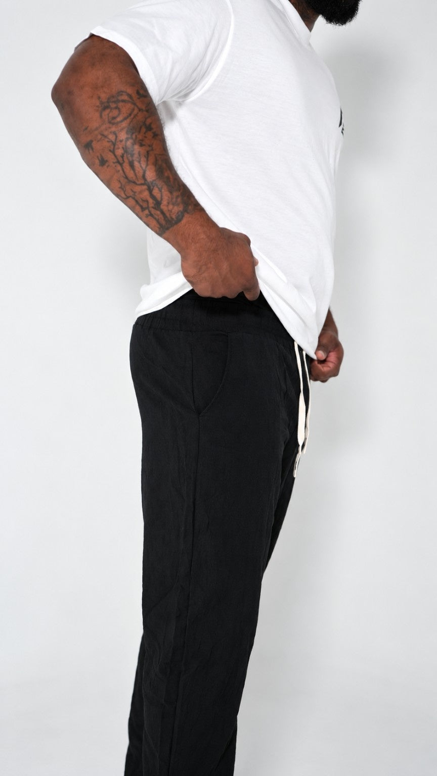 LEGACY LINEN PANTS - BLACK